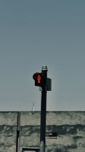 Red Pedestrian Light