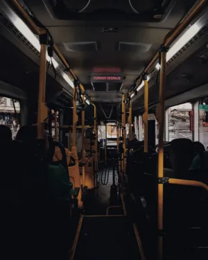 Inside A Bus
