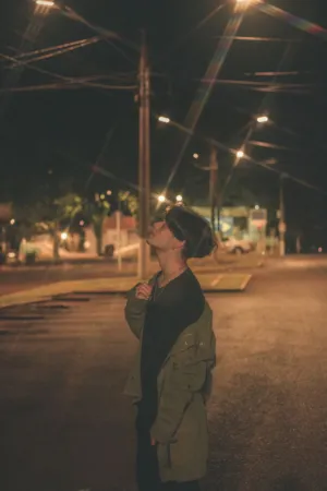 Nighttime Urban Portrait