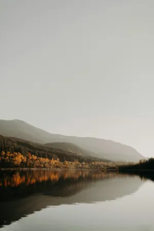 Autumn Lake Reflection
