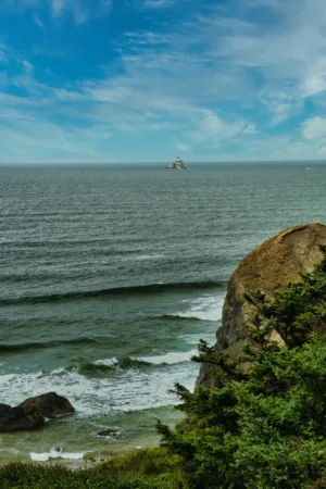 Ocean View With Lighthouse