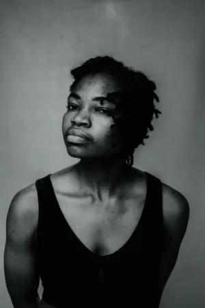 Black And White Portrait