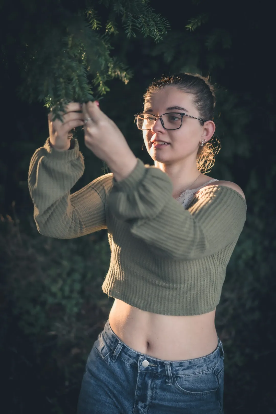 Teenage Girl In Nature