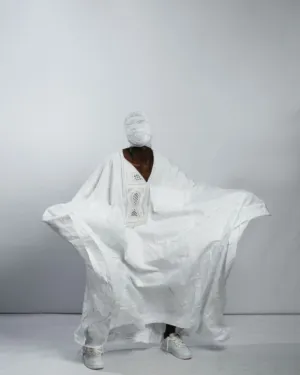 White Robe And Mask