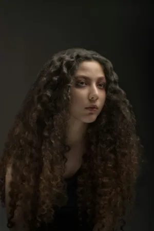 Long Curly Hair Portrait