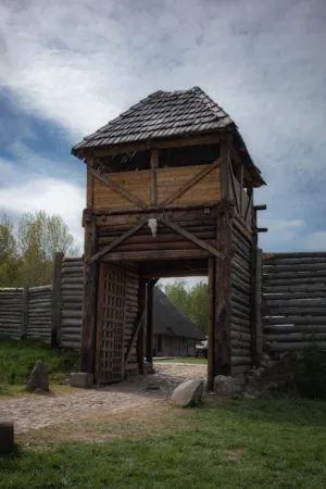 Medieval Wooden Watchtower