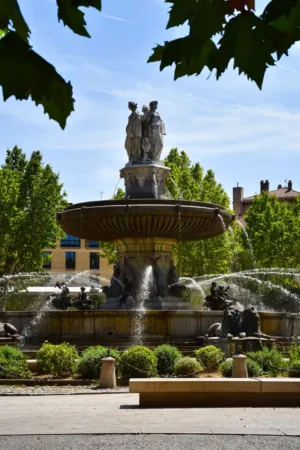 Fountain In A Park