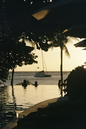 Sunset Poolside