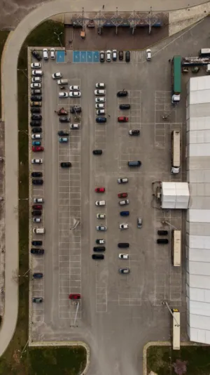 Parking Lot Aerial View