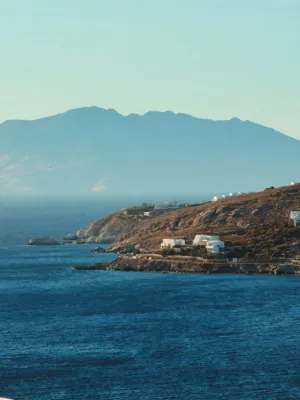 Coastline With Mountains