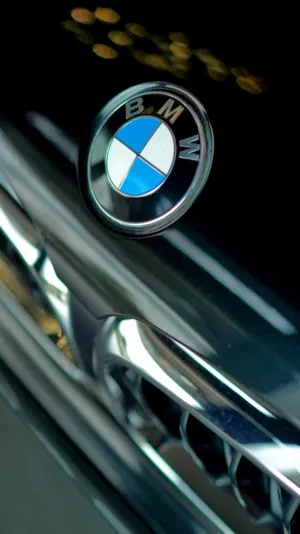 Bmw Logo On Car Grill