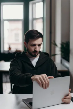 Man With Laptop