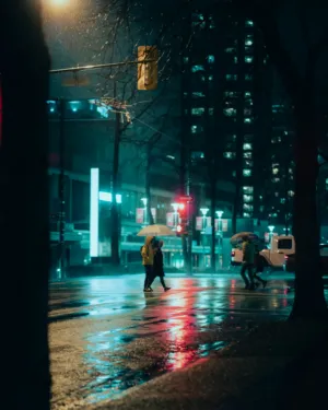 Rainy Night In The City