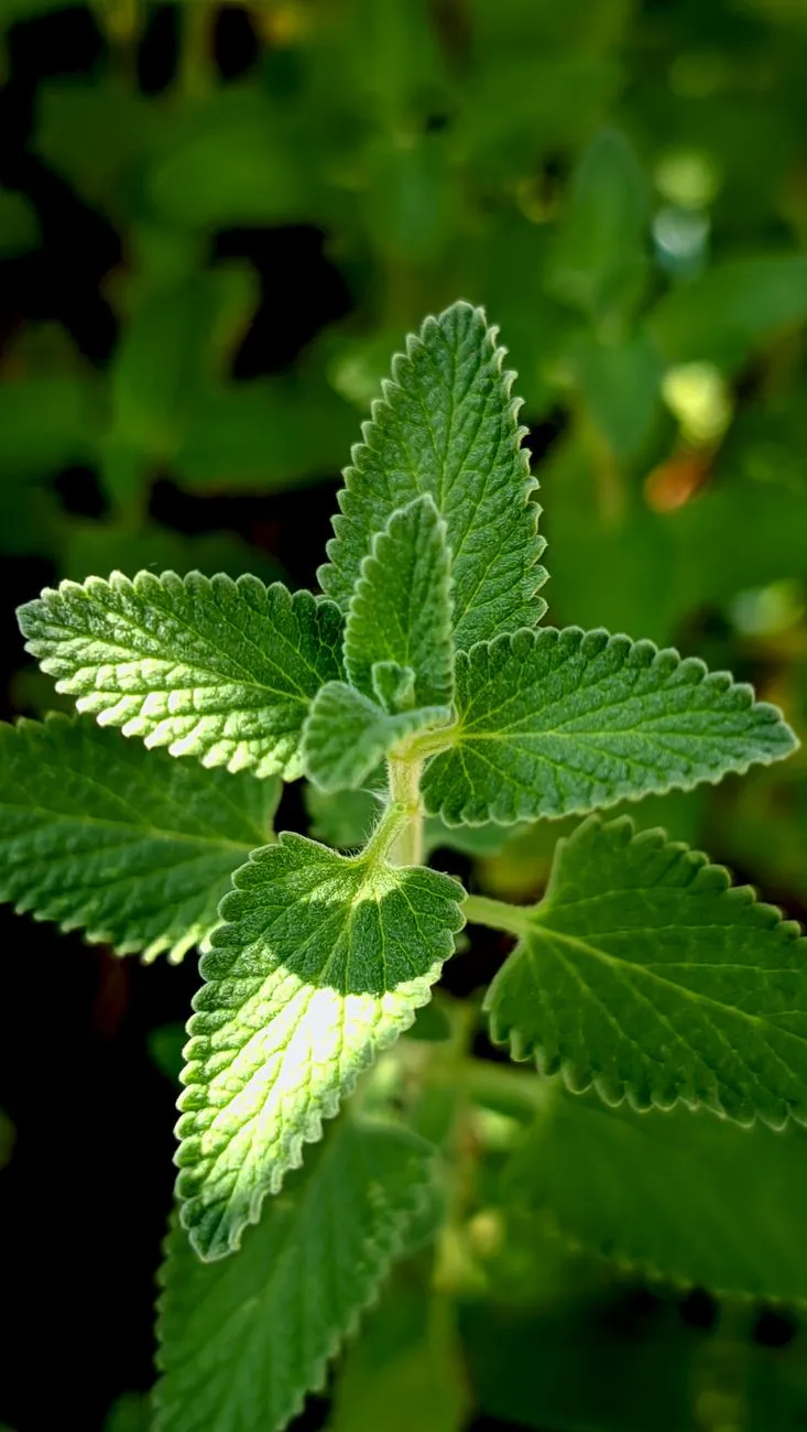 Green Leaf Close-Up