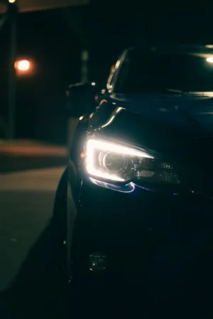 Night Car Headlight